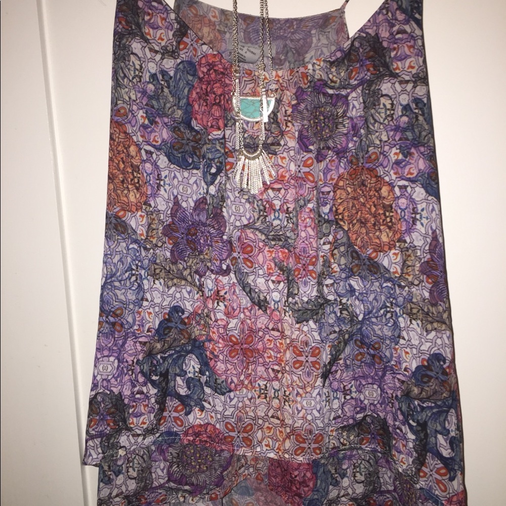 Cute, colorful spaghetti strap tank!